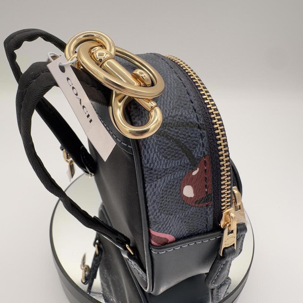 COACH Mini Court Backpack Bag Charm NWT and Gift Box - Picture 3 of 4